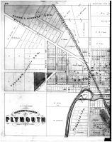 Plymouth Village - Left, Sheboygan County 1875